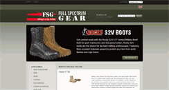 Desktop Screenshot of fullspectrumgear.ca